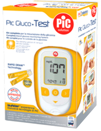 PIC GLUCOTEST KIT GLUCOMETRO - Doctor Vinz