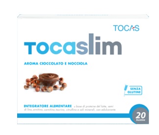 TOCASLIM CREMA DI CIOCCOLATO E NOCCIOLA 20 BUSTE DA 18 G - Doctor Vinz