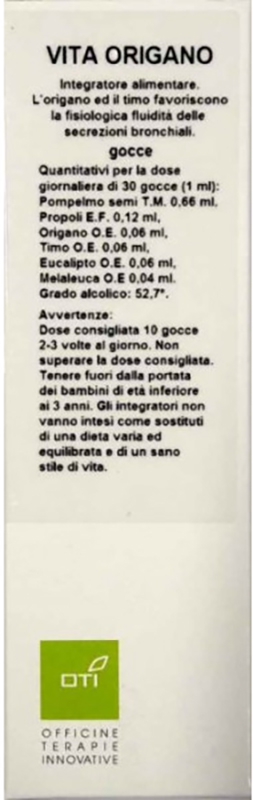 VITA ORIGANO GOCCE 30ML - Doctor Vinz