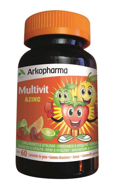 ARKOVITAL MULTIVIT AZINC 60 CARAMELLE GOMMOSE ALLA FRUTTA - Doctor Vinz