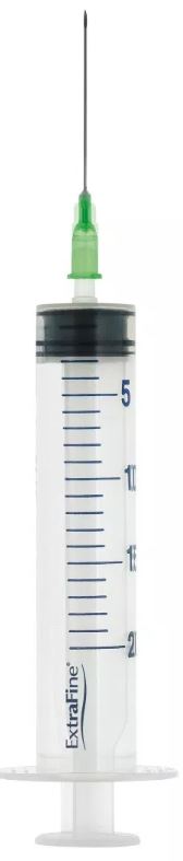 SIRINGA EXTRAFINE 20 ML CON AGO 2 GAUGE 21 0,80X40MM CONO ECCENTRICO 1 PEZZO - Doctor Vinz