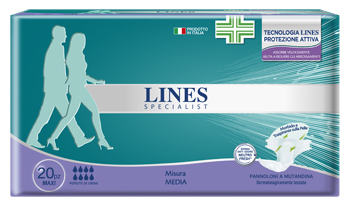 LINES SPECIALIS PANNOLONE A MUTANDINA MAXI MEDIA FARMA 20 PEZZI - Doctor Vinz