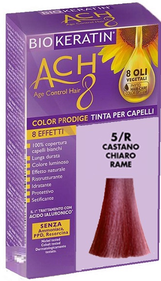BIOKERATIN ACH8 COLOR PRODIGE 5/R CASTANO CHIARO RAME - Doctor Vinz
