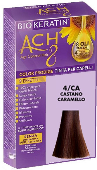BIOKERATIN ACH8 COLOR PRODIGE 4/CA CASTANO CARAMELLO - Doctor Vinz