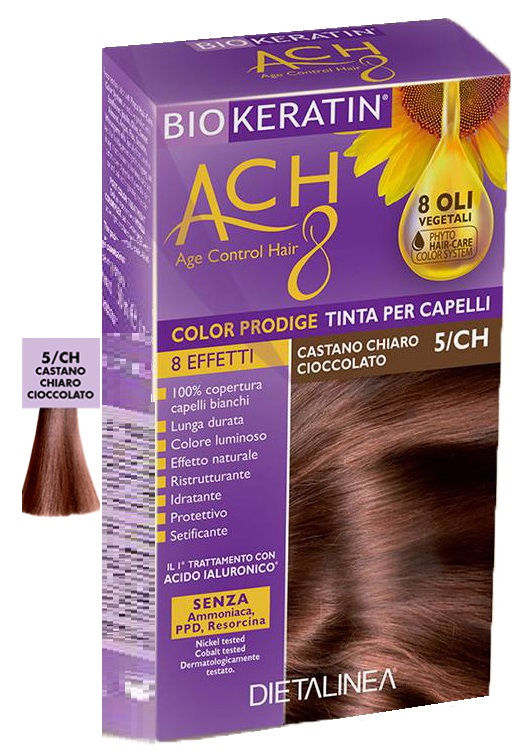 BIOKERATIN ACH8 COLOR PRODIGE 5/CH CASTANO CHIARO CIOCCOLATO - Doctor Vinz