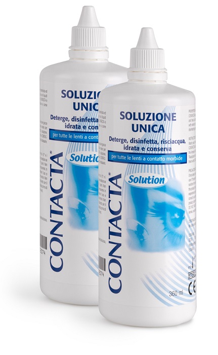 SOLUZIONE PER LENTI A CONTATTO CONTACTA 2 PEZZI 360 ML - Doctor Vinz