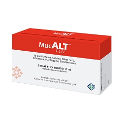 MUCALT FLU 8 ORAL STICK MONODOSE - Doctor Vinz