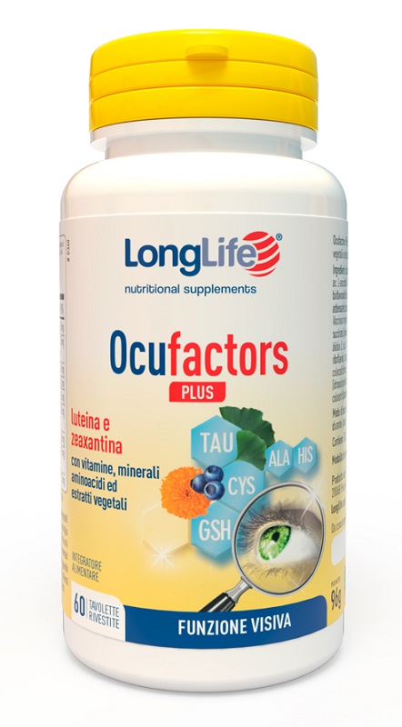 LONGLIFE OCUFACTORS PLUS 60 TAVOLETTE - Doctor Vinz