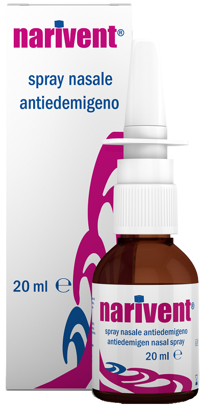 SPRAY NASALE ANTIEDEMIGENO NARIVENT FLACONE 20 ML - Doctor Vinz