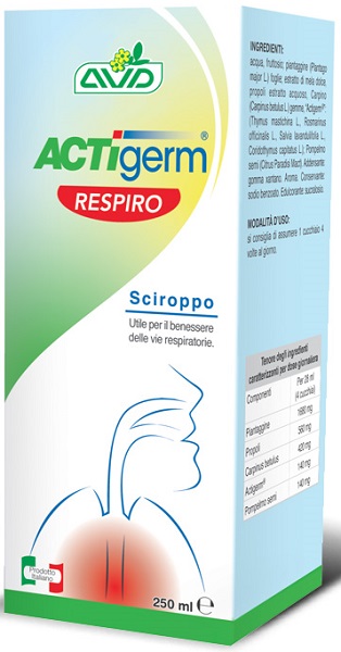 ACTIGERM RESPIRO SCIROPPO 250 ML - Doctor Vinz