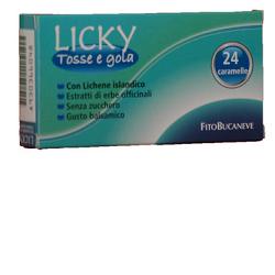 LICKY CARAMELLE ADULTI PER TOSSE E GOLA SENZA ZUCCHERO 70 G - Doctor Vinz