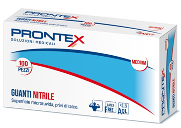 PRONTEX GUANTO IN NITRILE SENZA POLVERE GRANDE 8/9 100 PEZZI - Doctor Vinz