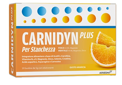 CARNIDYN PLUS 20 BUSTINE DA 5 G GUSTO ARANCIA - Doctor Vinz