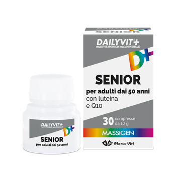 DAILYVIT+ SENIOR MULTIVITAMINICO E MULTIMINERALE 30 COMPRESSE - Doctor Vinz