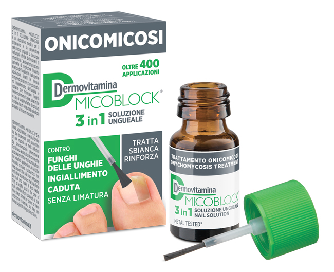 DERMOVITAMINA MICOBLOCK 3IN1 ONICOMICOSI SOLUZIONE UNGUEALE 7 ML - Doctor Vinz