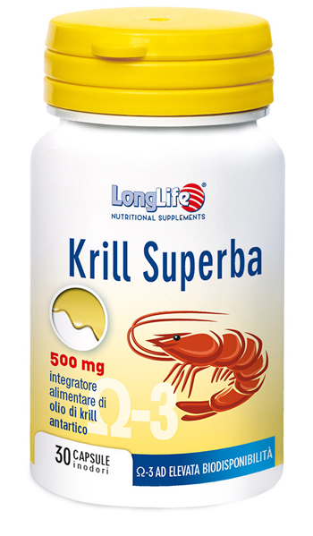 LONGLIFE KRILL SUPERBA 30 CAPSULE - Doctor Vinz