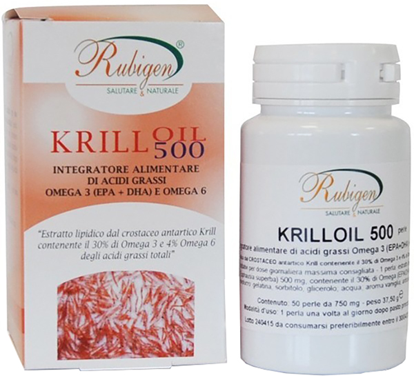 RUBIGEN KRILL OLIO OMEGA 3-6 50 PERLE - Doctor Vinz