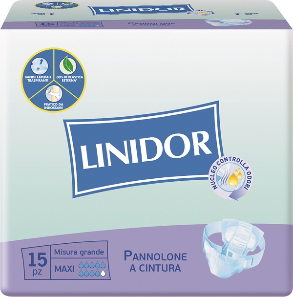 PANNOLONE LINIDOR A CINTURA MAXI MISURA GRANDE 15 PEZZI - Doctor Vinz