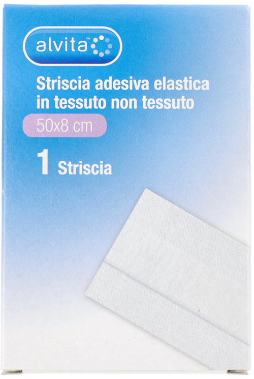 GARZA ALVITA IN TESSUTO NON TESSUTO ESTENSIBILE BIANCO 50X8CM - Doctor Vinz