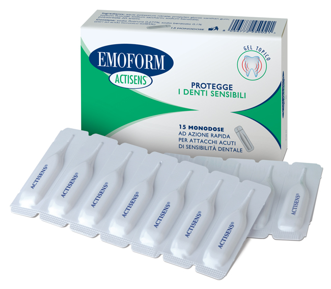 ACTISENS GEL EMOFORM 15 FLACONCINI 2 ML - Doctor Vinz