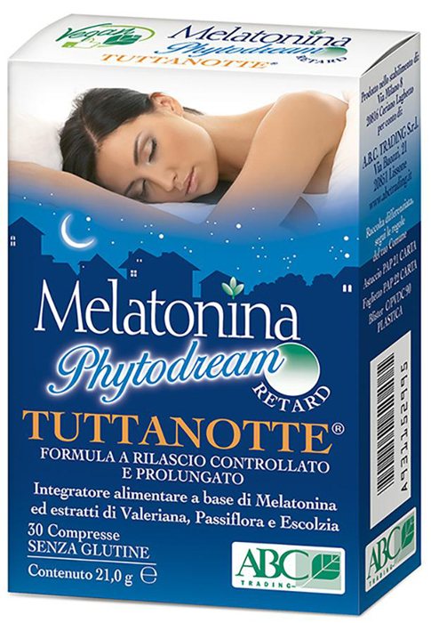 MELATONINA PHYTODREAM TUTTANOTTE RETARD 30 COMPRESSE - Doctor Vinz