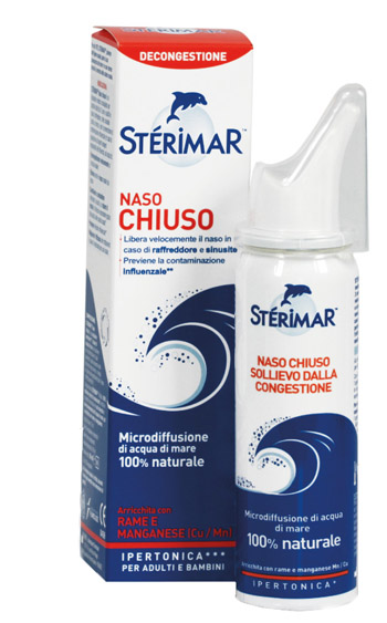 STERIMAR IPERTONICO CU/MC NASO CHIUSO SPRAY 50 ML - Doctor Vinz