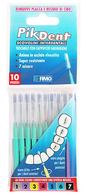 PIKDENT STUZZICOLINO 6 VERDE 10 PEZZI - Doctor Vinz