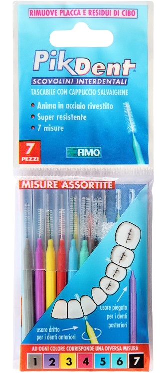 PIKDENT STUZZICOLINO 1 BUSTINA CON 7 MISURE ASSORTITE - Doctor Vinz
