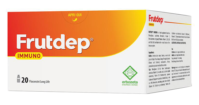 FRUTDEP IMMUNO 20 FLACONCINI 10 ML - Doctor Vinz