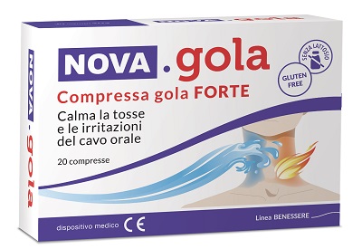 NOVA GOLA COMPRESSA GOLA FORTE 20 COMPRESSE - Doctor Vinz