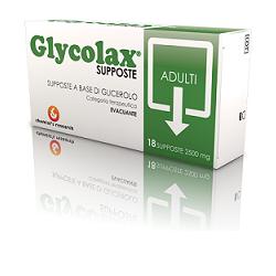 GLYCOLAX 18 SUPPOSTE GLICEROLO 2500MG - Doctor Vinz