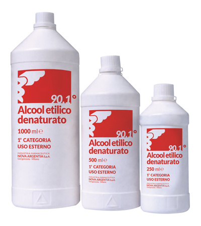ALCOOL ETILICO DENATURATO 90,1% 250 ML - Doctor Vinz