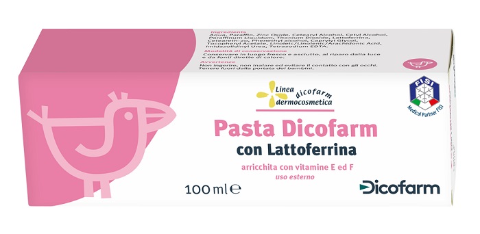 DICOFARM PASTA CON LATTOFERRINA PELLI DELICATE 100 ML - Doctor Vinz