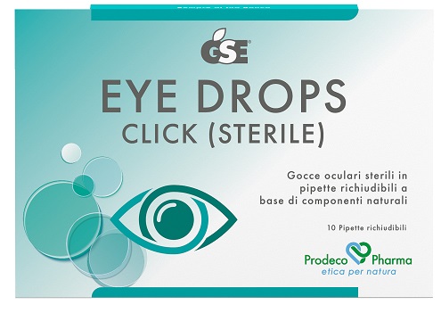 GSE EYE DROPS CLICK GOCCE OCULARI 10 PIPETTE 0,5 ML - Doctor Vinz