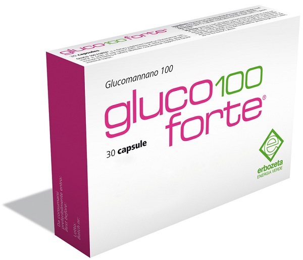 GLUCO 100 FORTE GLUCOMANNANO 100 30 CAPSULE DA 900 MG - Doctor Vinz