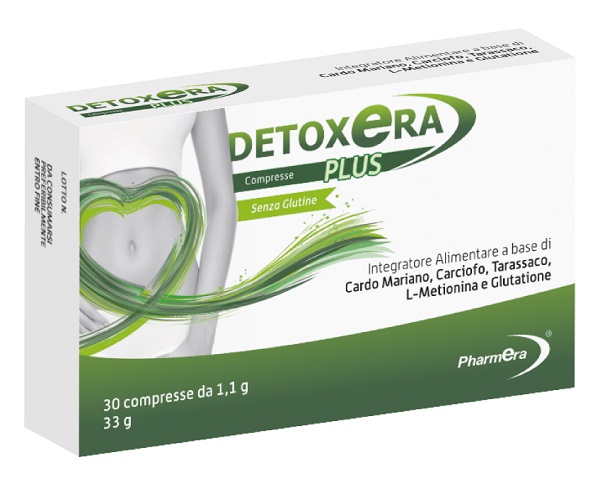 DETOXERA PLUS INTEGRATORE ALIMENTARE PER STIPSI E TRANSITO INTESTINALE 30 COMPRESSE - Doctor Vinz