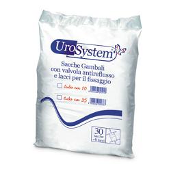 SACCA DI DRENAGGIO DA GAMBA PER INCONTINENZA UROSYSTEM TUBO 10 CM 30 PEZZI - Doctor Vinz