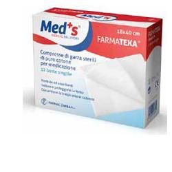 GARZA COMPRESSA MEDS 12/8 36X40CM 12 PEZZI - Doctor Vinz