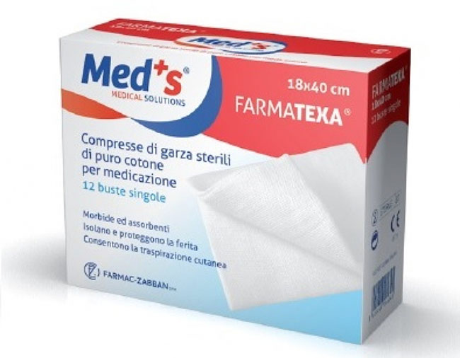 GARZA COMPRESSA MEDS 12/12 18X40CM 12 PEZZI - Doctor Vinz