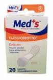 CEROTTO MEDS STRIP DELICATO TESSUTO NON TESSUTO MEDIO 20 PEZZI - Doctor Vinz