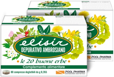 ELISIR DEPURATIVO AMBROSIANO 20 COMPRESSE 5,3 G - Doctor Vinz