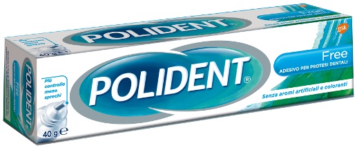POLIDENT FREE ADESIVO PER PROTESI DENTARIA 40 G - Doctor Vinz
