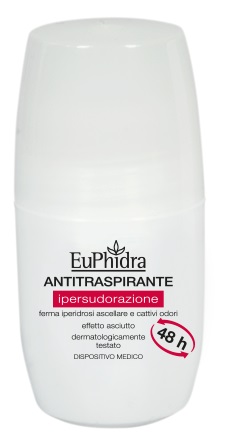 DEODORANTE IN EMULSIONE IN FLACONE ROLL-ON CON ASTUCCIO EUPHIDRA DEO ROLLON ANTITRASPIRANTE 50 ML - Doctor Vinz