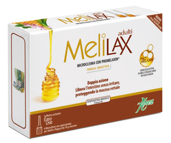 MELILAX ADULTI - 6 MICROCLISMI MONOUSO DA 10G - Doctor Vinz
