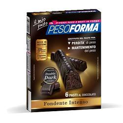 PESOFORMA BARRETTA DOUBLE DARK 6 PASTI 12 X 31 G - Doctor Vinz