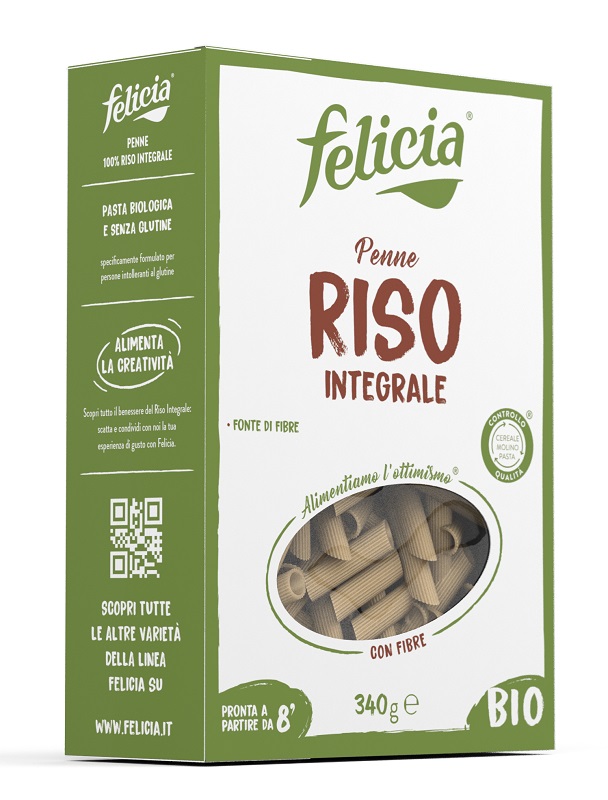 FELICIA BIO RISO INTEGRALE PENNE 340 G - Doctor Vinz