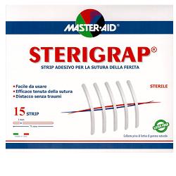 CEROTTO PER SUTURA MASTER-AID STERIGRAP 7,5X0,3 15 PEZZI - Doctor Vinz