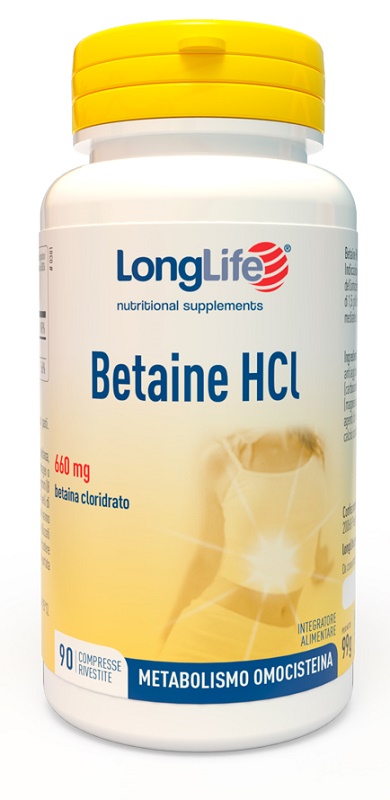 LONGLIFE BETAINE HCL 90 COMPRESSE - Doctor Vinz