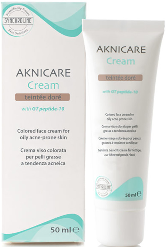 AKNICARE CREAM CREMA COLORATA TEINTEE DORE' 50 ML - Doctor Vinz