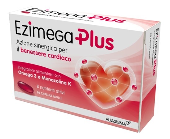 EZIMEGA PLUS - INTEGRATORE ALIMENTARE - 20 CAPSULE MOLLI - Doctor Vinz